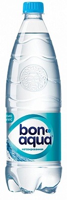Вода "Bon Aqua" (Бон Аква) 1 л., негаз., ПЭТ, 12 шт. в уп. от магазина Одежда+
