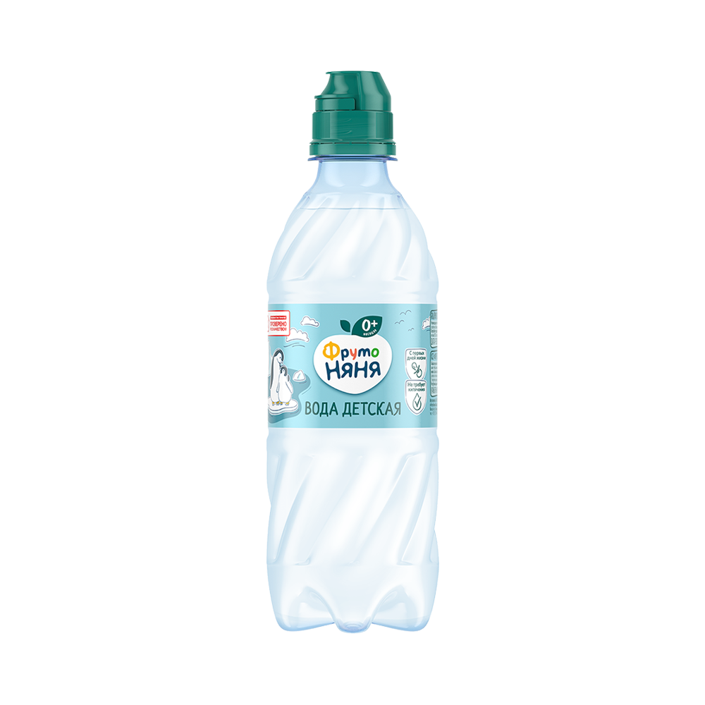 Вода "ФрутоНяня" детская, 0.33 литра негаз., ПЭТ, 12 шт. в уп.