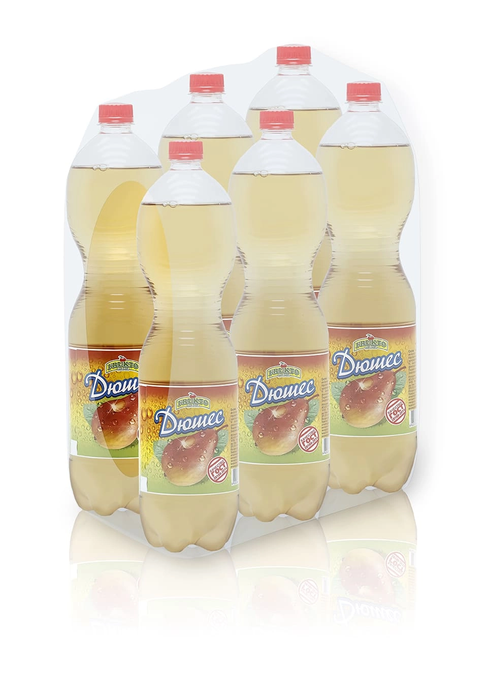 Газированный напиток Fruktomania  Дюшес 1,5 литра, 6 шт
