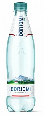 Вода "Borjomi" (Боржоми) 0.5 литра, газ., ПЭТ, 12 шт. в уп.
