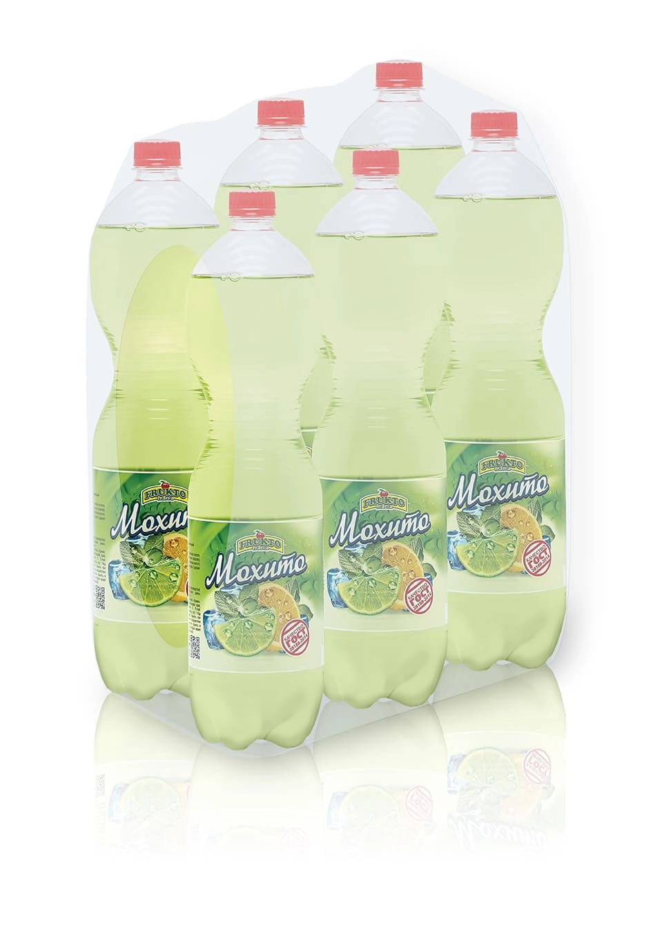Газированный напиток Fruktomania Мохито 1,5 литра, 6 шт.