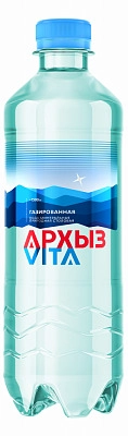 Вода "Архыз" 0.5 литра, газ., ПЭТ, 12 шт. в уп