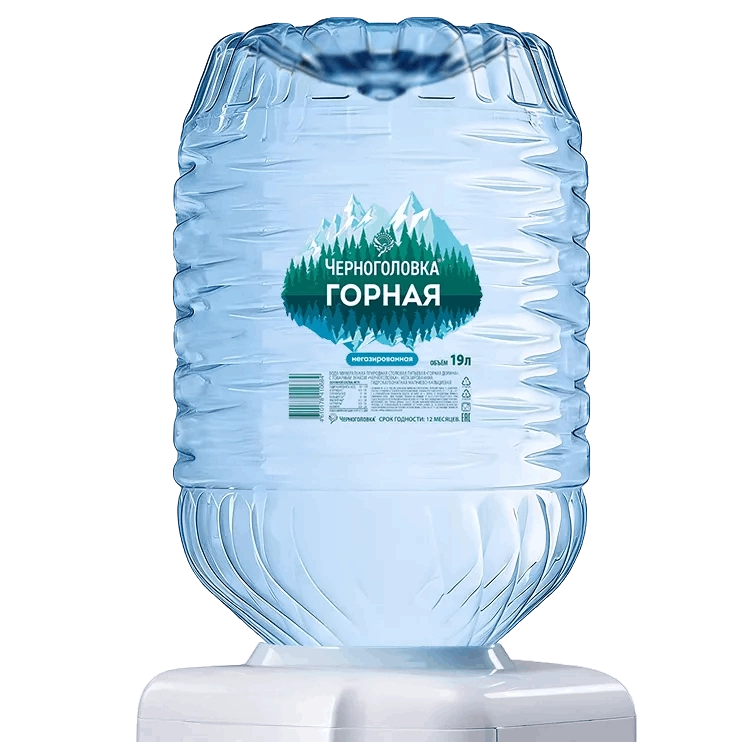 Вода Черноголовка Горная в одноразовой таре 19 литров от магазина Vitarel