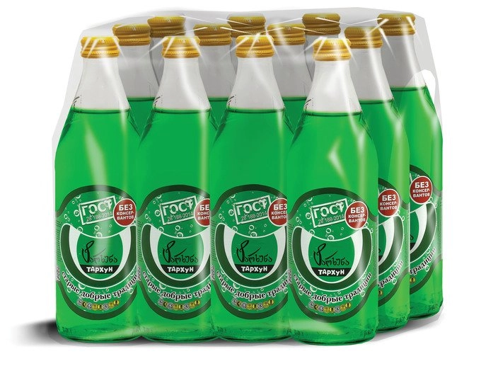 Газированный напиток "Старые добрые традиции" Тархун 0,5 литра, 12 шт от магазина Одежда+